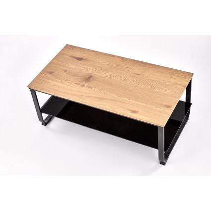 Klub sto ARTIGA 45x105 cm crna/bež