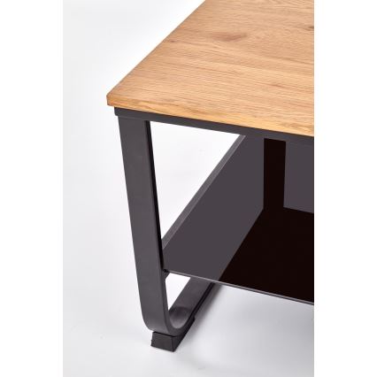 Klub sto ARTIGA 45x105 cm crna/bež