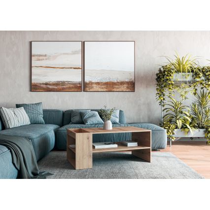 Klub sto BELA 100x42 cm hrast artisan