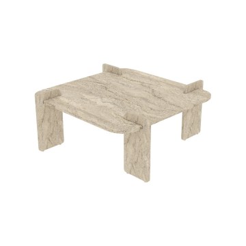 Klub sto PURO 90x90 cm bež