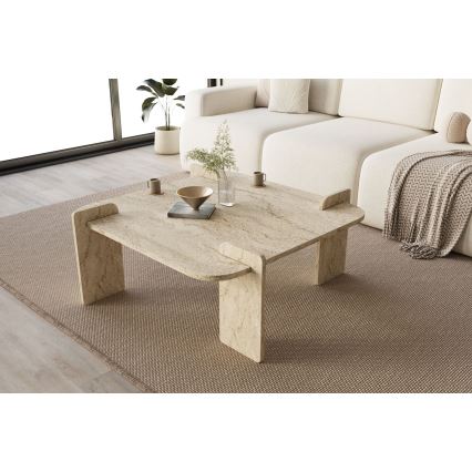 Klub sto PURO 90x90 cm bež