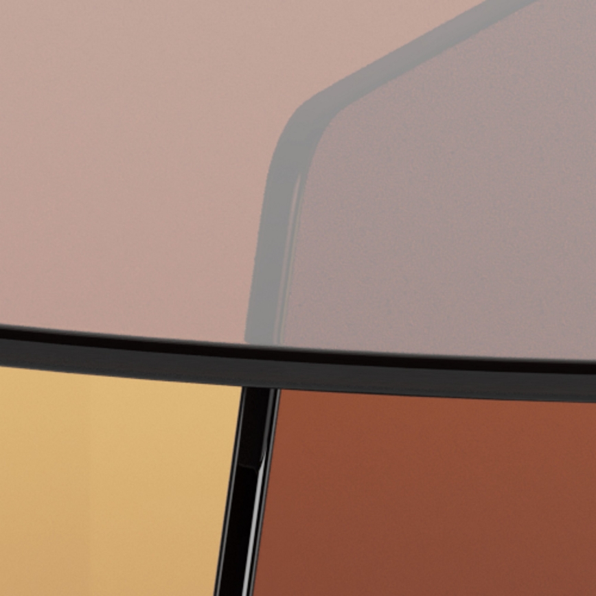 Klub sto SANOS 80 cm, dimljeno braon