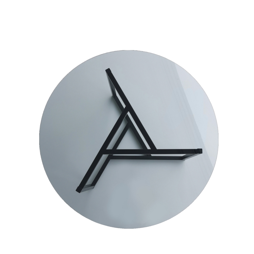 Klub sto TRIO 42x75 cm crni