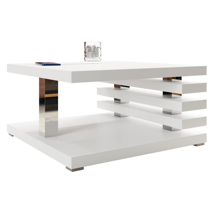 Klub stočić KYOTO 31x60 cm mat bela