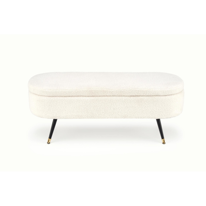 Klupa sa prostorom za odlaganje AVEIRO 46x120 cm bela