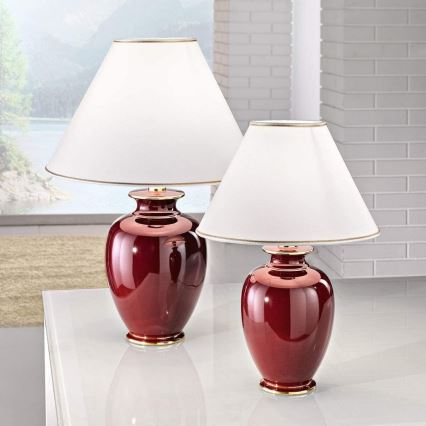 Kolarz 0014.73.7 - Stona lampa BORDEAUX 1xE27/100W/230V