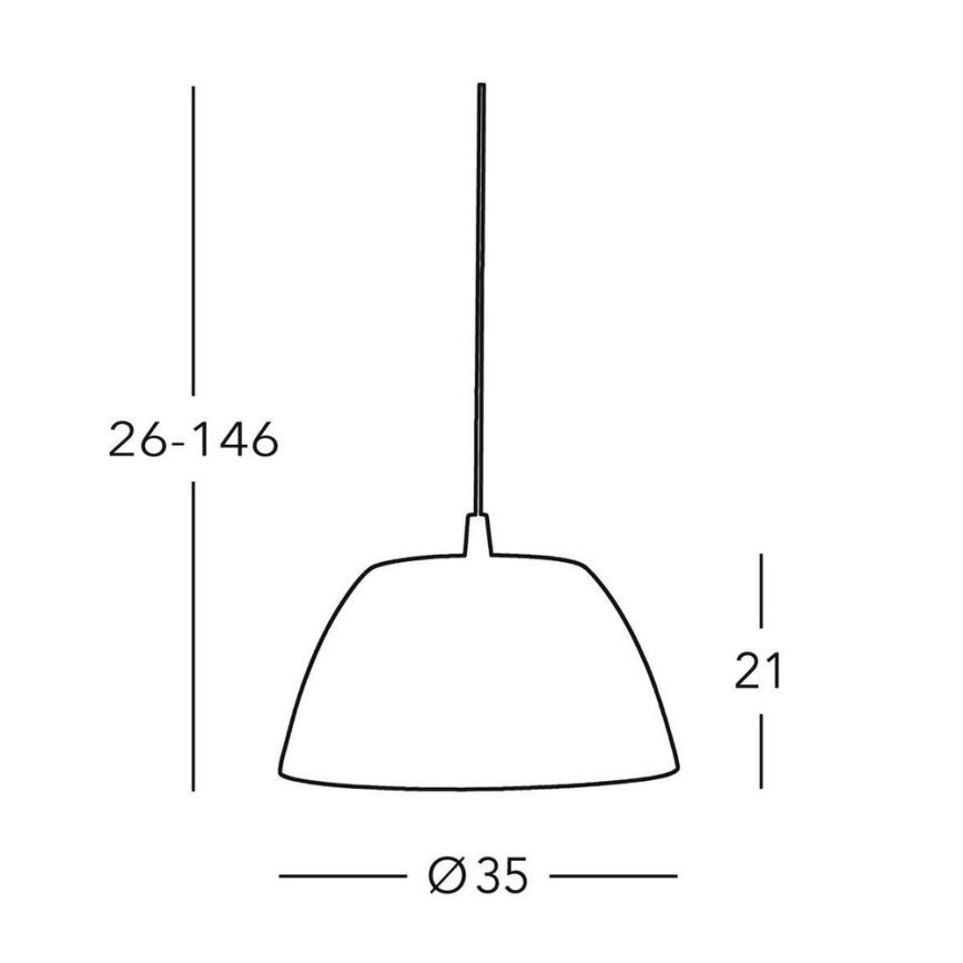 Kolarz 0051.31.6 - Luster na sajli MALMÖ 1xE27/60W/230V