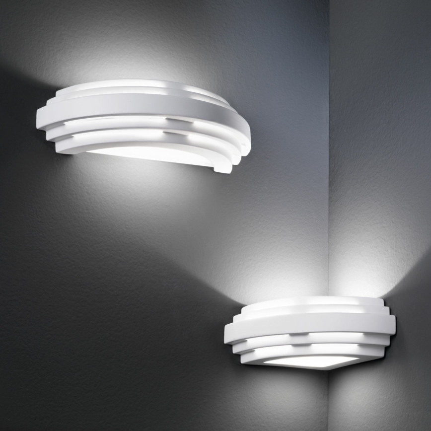 Kolarz 0290.61E - Zidna svetiljka STIEGEL 1xG9/60W/230V bela