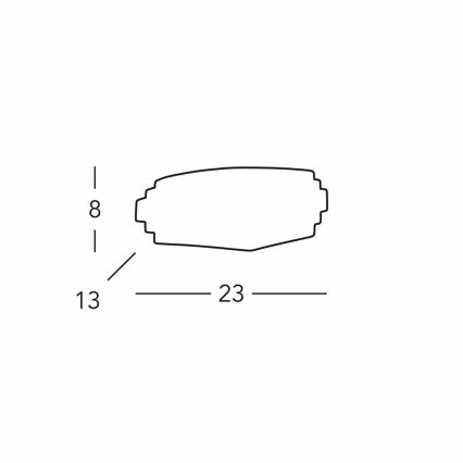 Kolarz 0290.61E - Zidna svetiljka STIEGEL 1xG9/60W/230V bela