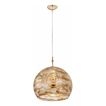 Kolarz 0392.31L.3.Aq.Ch - Luster na sajli LUNA 1xE27/60W/230V 24K pozlata