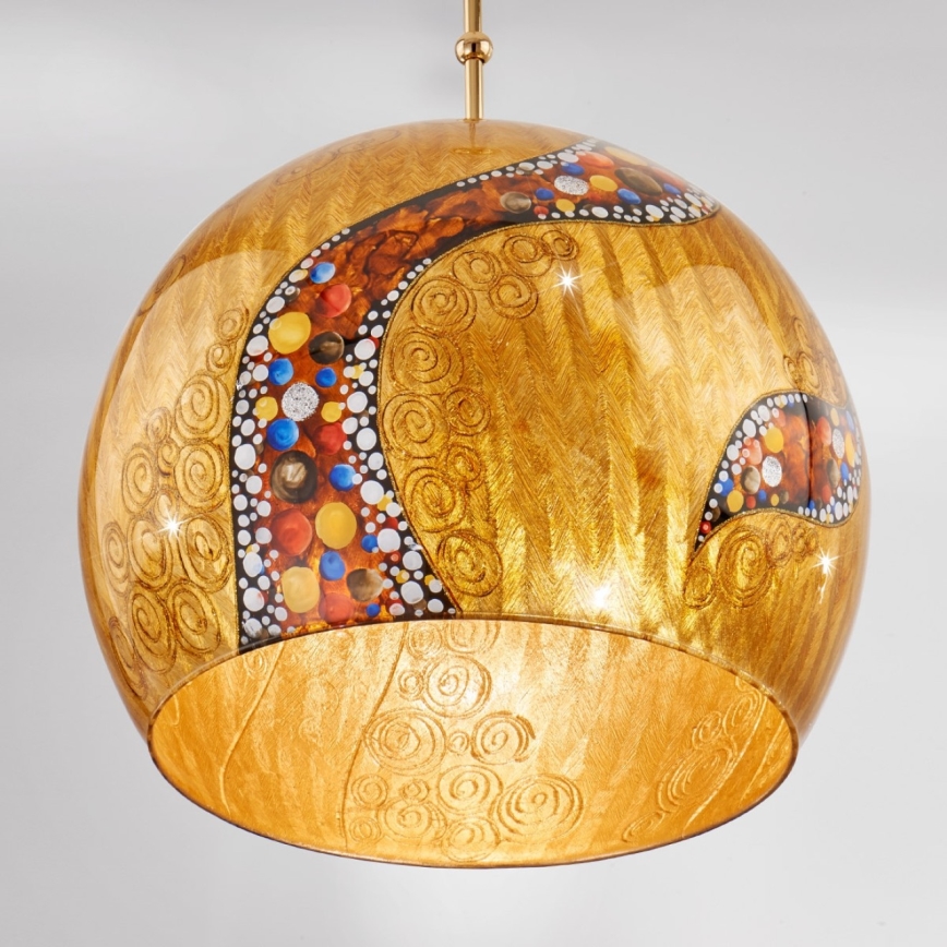 Kolarz 0392.31L.3.Ki.Au - Viseći luster na sajli LUNA 1xE27/60W/230V 24K zlato
