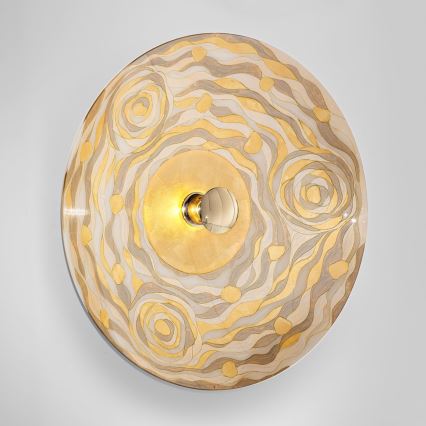 Kolarz 0415.61XL.3.Ch - Zidno svetlo LUNA 1xE27/100W/230V, 24K pozlata