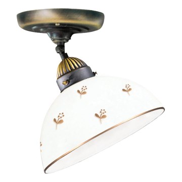 Kolarz 731.10.170 - Plafonski luster NONNA 1xE27/75W/230V, prečnik 20 cm, cvetni motiv, roze zlato