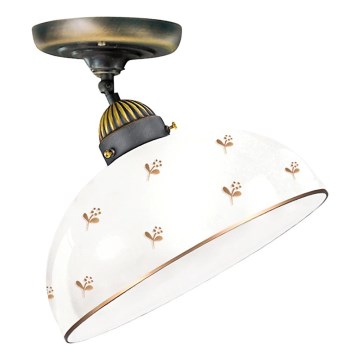Kolarz 731.10.171 - Plafonski luster NONNA 1xE27/75W/230V, prečnik 30 cm, cvetni motiv, roze zlato