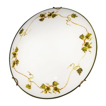 Kolarz 731.11.4.110 - Plafonsko svetlo NONNA 1xE27/60W/230V prečnik 30 cm boja vina