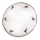 Kolarz 731.12.4.103 - Plafonska lampa NONNA, 2x E27/60W/230V, Ø40 cm, sa motivom jelena, crvena