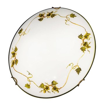 Kolarz 731.13.4.110 - Plafonsko svetilo NONNA 3xE27/60W/230V, prečnik 50 cm, boja vina