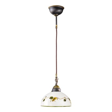 Kolarz 731.30.137 - Luster na sajli NONNA 1xE27/75W/230V prečnik 30 cm boja vina