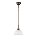 Kolarz 731.30.73 - Luster na lanku NONNA 1xE27/75W/230V bela