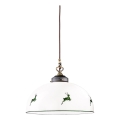 Kolarz 731.32.102 - Luster na sajli NONNA 1xE27/75W/230V prečnika 36 cm jelenja zelena