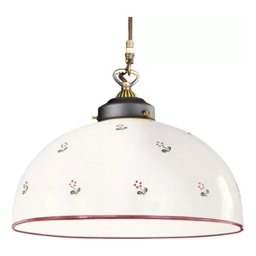 Kolarz 731.32.77 - Luster na sajli NONNA 1xE27/75W/230V prečnik 36 cm crvena