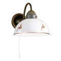 Kolarz 731.61.150 - Zidna lampa NONNA 1xE27/75W/230V u roze zlatnoj boji sa motivom jelena