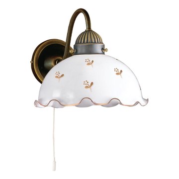 Kolarz 731.61.160 - Zidna lampa NONNA 1xE27/75W/230V sa motivom cveća, ružičasto zlato