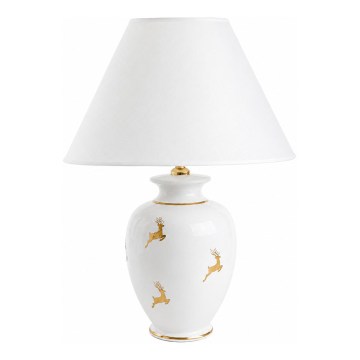 Kolarz 731.70W.150 - Stona lampa NONNA 1xE27/100W/230V jelenja bela/zlatna