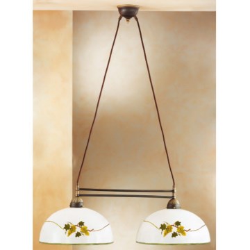 Kolarz 731.82.137 - Luster na sajli NONNA 2xE27/75W/230V vino