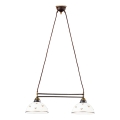 Kolarz 731.82.170 - Viseći luster na sajli NONNA 2xE27/75W/230V, cvetni motiv, rose gold