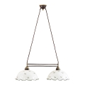 Kolarz 731.82.26 - Luster na lanku NONNA 2xE27/75W/230V, zelene boje