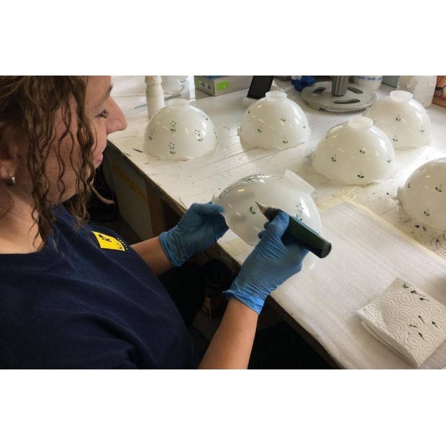 Kolarz 731.82.26 - Luster na lanku NONNA 2xE27/75W/230V, zelene boje