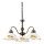 Kolarz 731.83.116 - Luster na lancu NONNA 3xE27/75W/230V sa motivom limuna