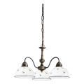 Kolarz 731.83.16 - Luster na lancu NONNA 3xE27/75W/230V plava