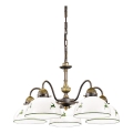 Kolarz 731.85.100 - Luster na lancu NONNA 5xE27/75W/230V jelenasta zelena