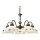 Kolarz 731.85.122 - Luster na lancu NONNA 5xE27/75W/230V u boji vina