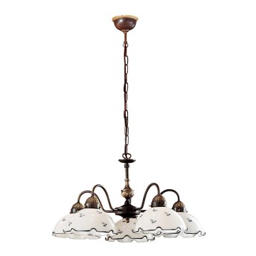 Kolarz 731.85.17 - Luster na lancu NONNA 5xE27/75W/230V plavi