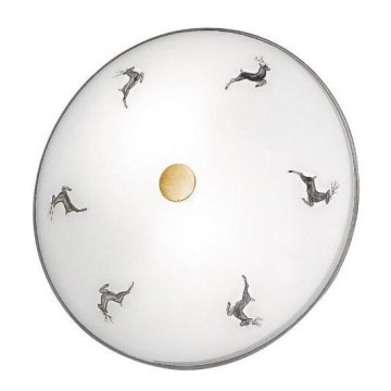Kolarz 731.U12.4.133 - Plafonsko svetlo NONNA 2xE14/60W/230V prečnik 32 cm siva/mesing