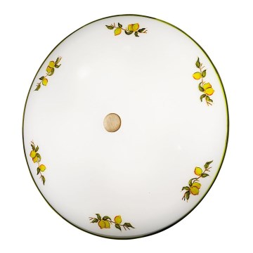 Kolarz 731.U14.4.116 - Plafonska svetiljka NONNA 4xE27/60W/230V prečnik 54 cm limuni