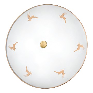 Kolarz 731.U14.4.150 - Zidna lampa NONNA 4xE27/60W/230V, prečnik 54 cm, jelenji roze zlato