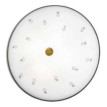 Kolarz 731.U14.4.70- Plafonsko svetlo NONNA 4xE27/60W/230V prečnika 54 cm zeleno/mesing