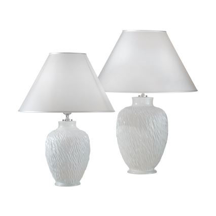 Kolarz A1340.71 - Stona lampa CHIARA 1xE27/100W/230V, bela, prečnik 40 cm