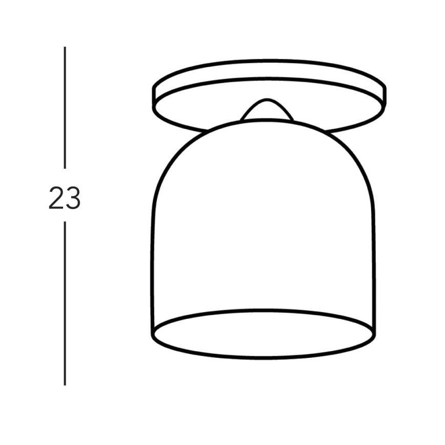Kolarz A1352.11.Gr - Plafonski luster NONNA 1xE27/60W/230V hrast/bela/siva