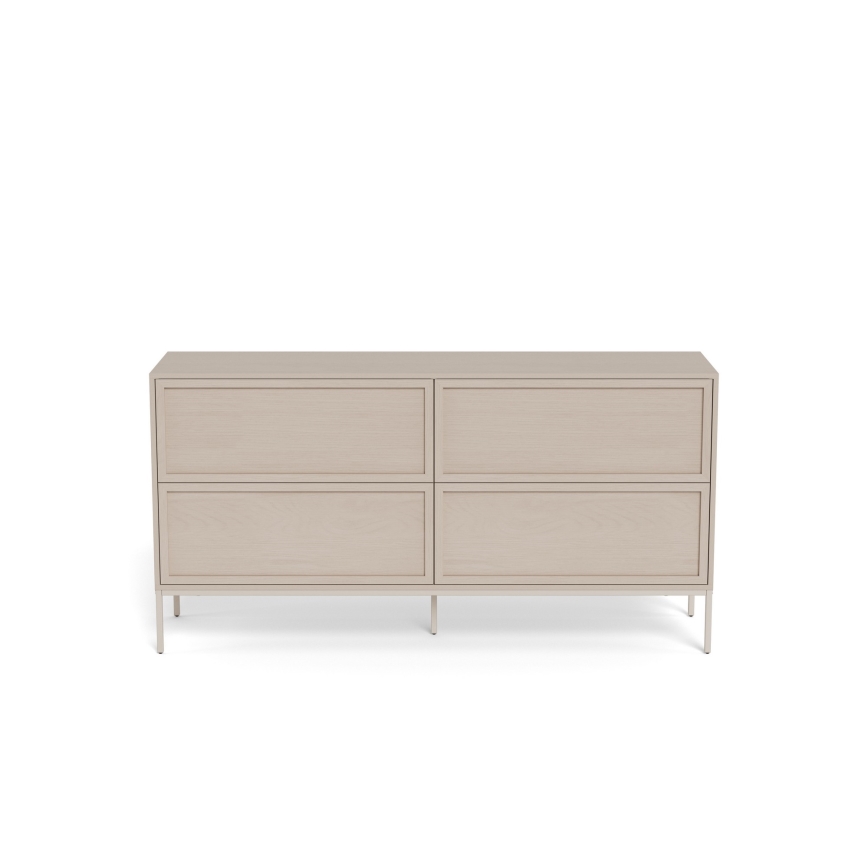 Komoda ALIN 157x40 cm, boja taupe