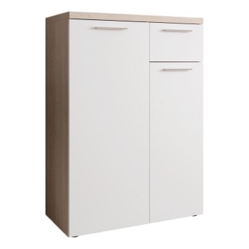 Komoda BRUNO hrast sonoma/bela