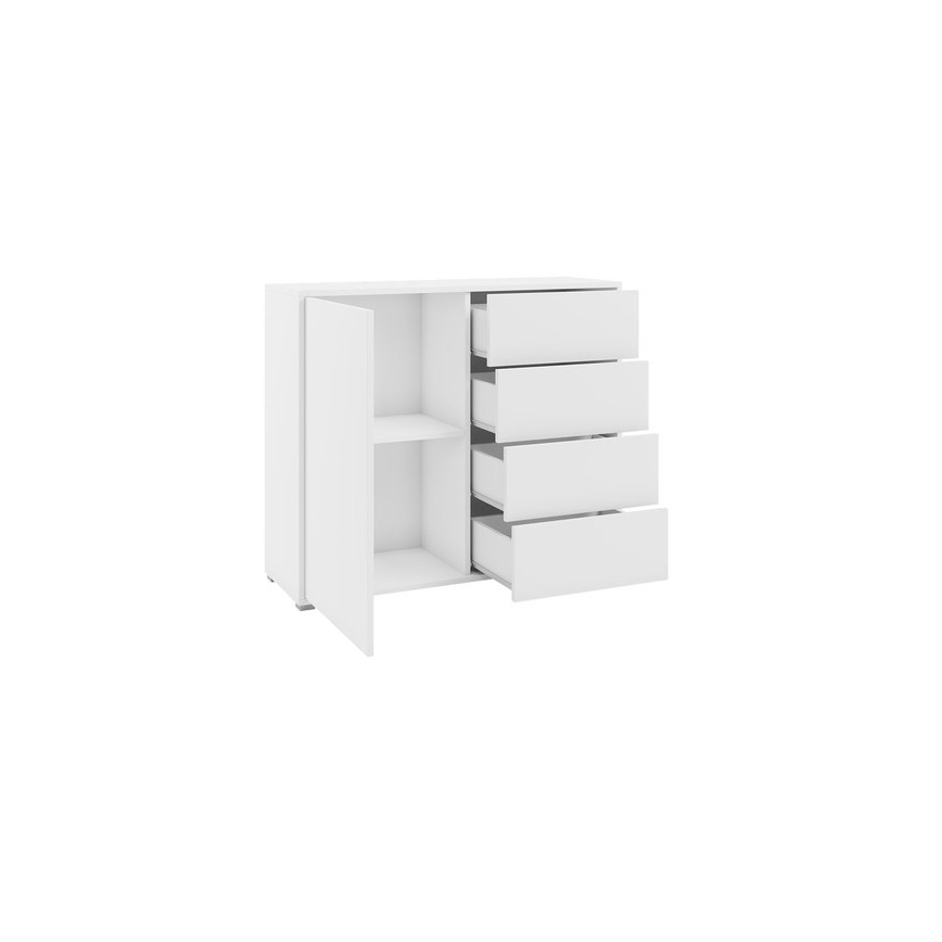 Komoda GESITA 93x41 cm bela