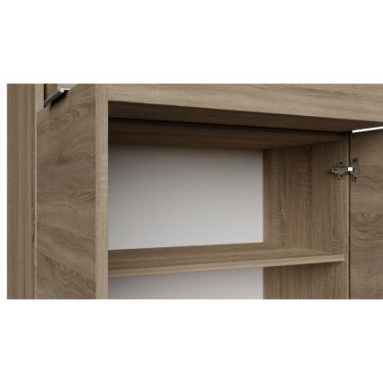 Komoda HOPE 80x78x35 cm hrast sonoma