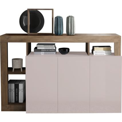 Komoda LENOR kašmir/hrast