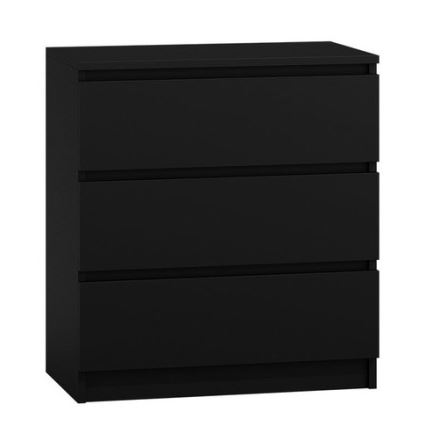 Komoda MALWA 77x70 cm crna