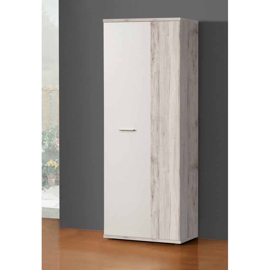 Komoda/obućarnik SIMO, bela/taupe